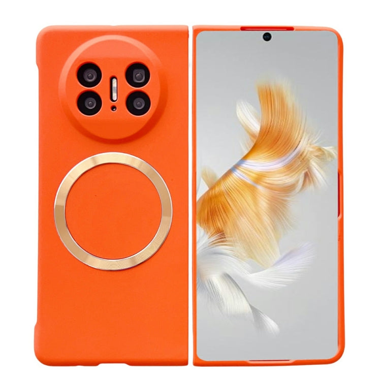 For Huawei Mate X3 Skin Feel PC MagSafe Phone Case(Orange)