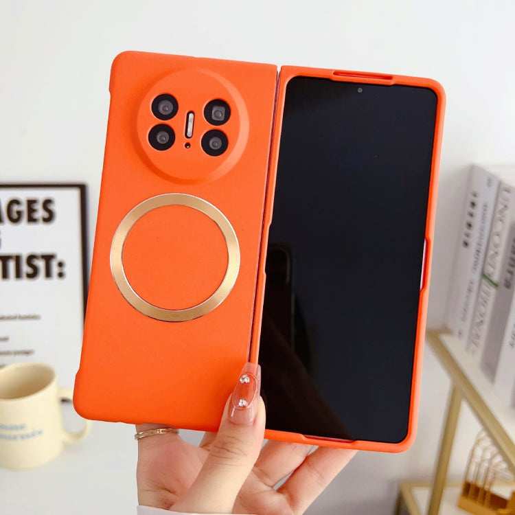 For Huawei Mate X3 Skin Feel PC MagSafe Phone Case(Orange)