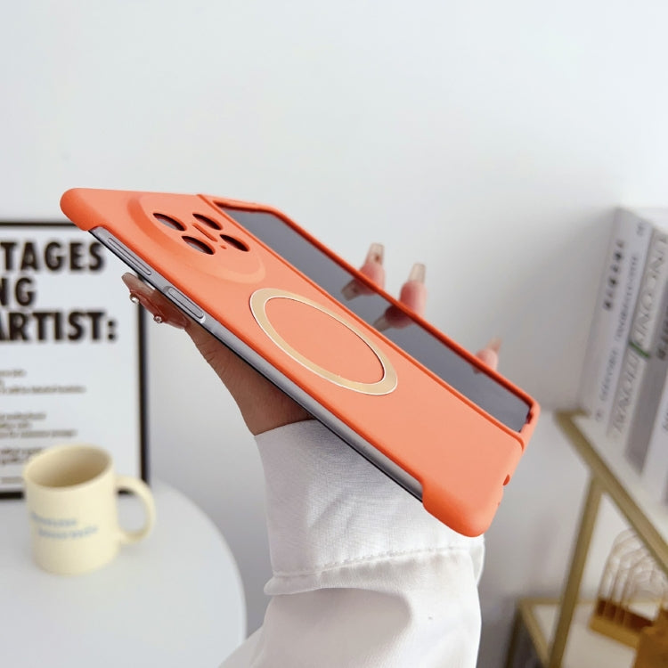 For Huawei Mate X3 Skin Feel PC MagSafe Phone Case(Orange)