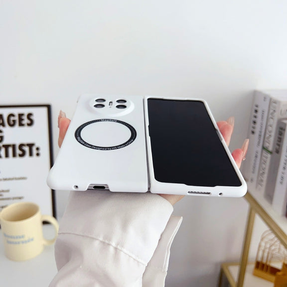 For Huawei Mate X3 Skin Feel PC MagSafe Phone Case(White)