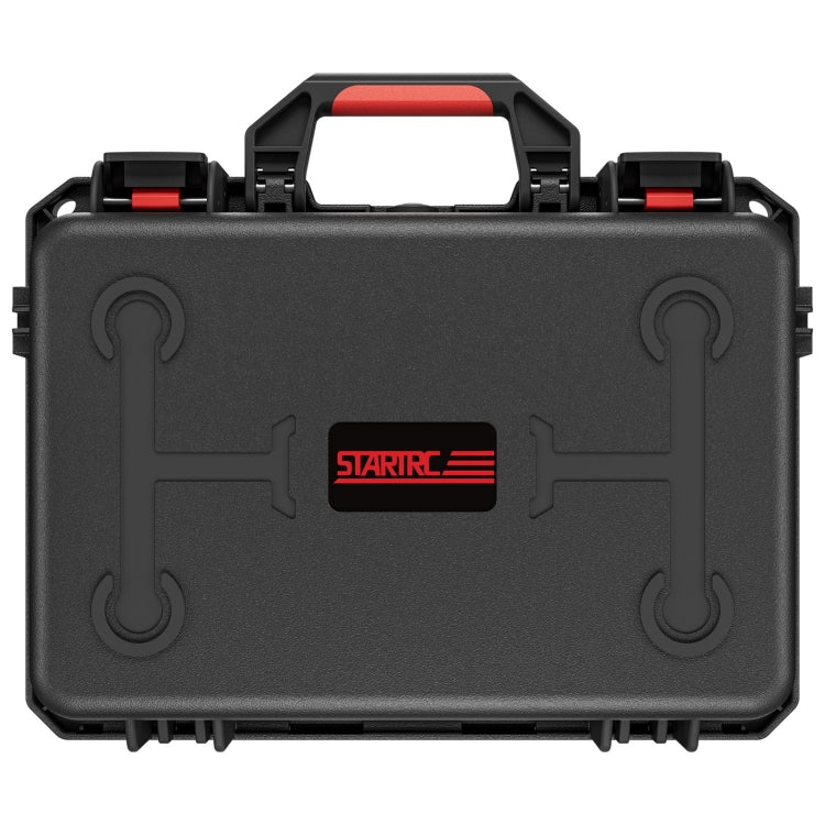 For DJI Mini 4 Pro STARTRC Drone Kit Water-resistant ABS Suitcase Storage Box(Black Red)
