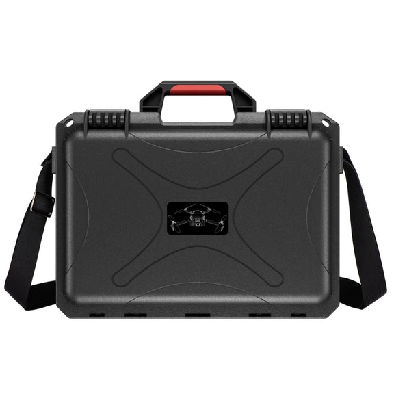 For DJI Mini 4 Pro STARTRC Drone Kit Water-resistant ABS Suitcase Storage Box(Black Red)