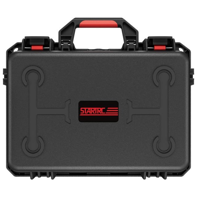 For DJI Mini 4 Pro STARTRC Drone Kit Water-resistant ABS Suitcase Storage Box(Black Red)