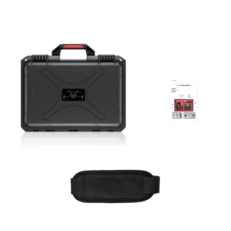 For DJI Mini 4 Pro STARTRC Drone Kit Water-resistant ABS Suitcase Storage Box(Black Red)