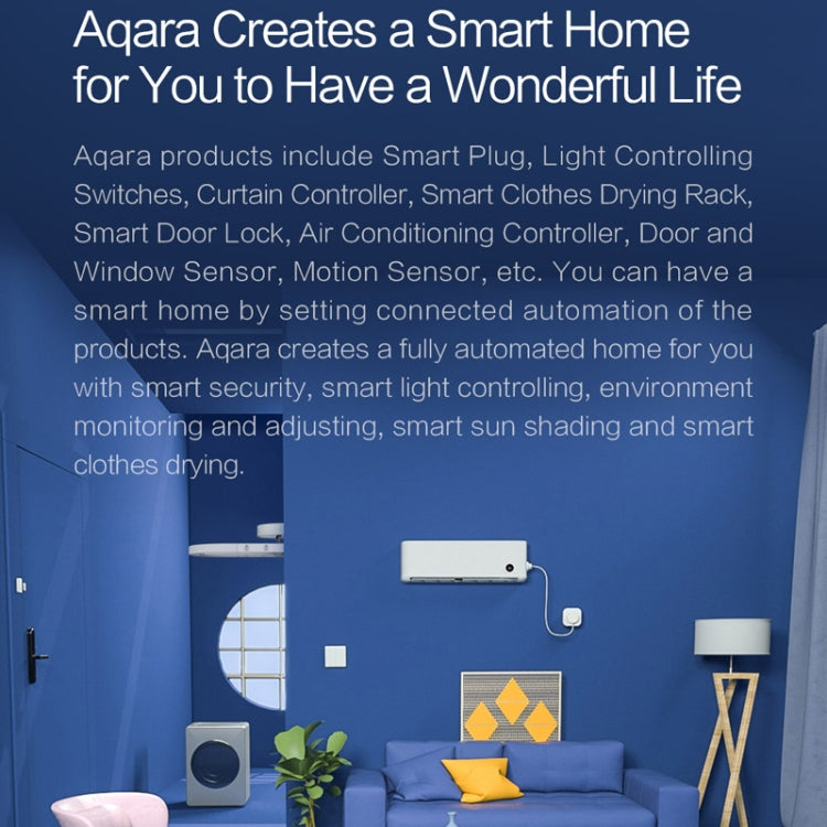 Original Xiaomi Youpin Aqara Smart Wall Switch D1, Zero FireWire Three Button Version