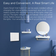 Original Xiaomi Youpin Aqara Smart Wall Switch D1, Zero FireWire Three Button Version