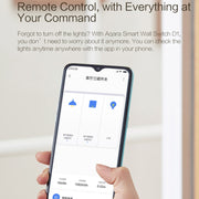 Original Xiaomi Youpin Aqara Smart Wall Switch D1, Zero FireWire Three Button Version