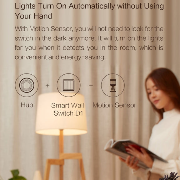 Original Xiaomi Youpin Aqara Smart Wall Switch D1, Zero FireWire Three Button Version