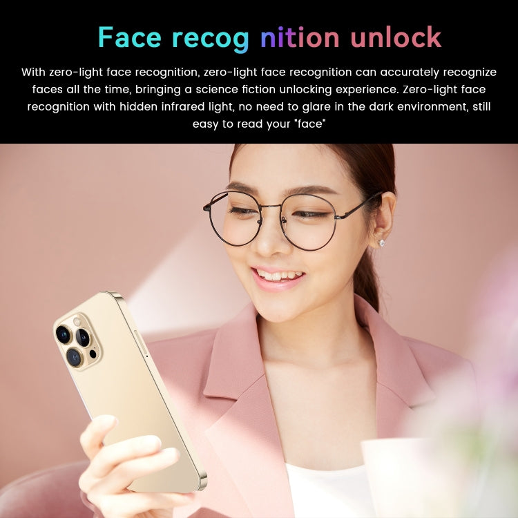 I14 Pro / N85 4G, 1GB+8GB, 6.1 inch Screen, Face Identification, Android  8.1 MTK6737 Quad Core, Network: 4G, Dual SIM(Gold)