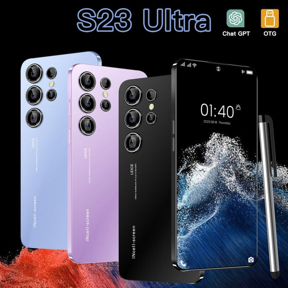 S23 Ultra / U19, 3GB+64GB, 6.53 inch Screen, Face ID & Side Fingerprint Identification, Android 9.1 MTK6753 Octa Core, Network: 4G, Dual SIM(Black)