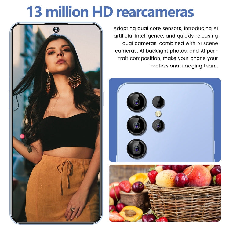 S23 Ultra / U19, 3GB+64GB, 6.53 inch Screen, Face ID & Side Fingerprint Identification, Android 9.1 MTK6753 Octa Core, Network: 4G, Dual SIM(Black)