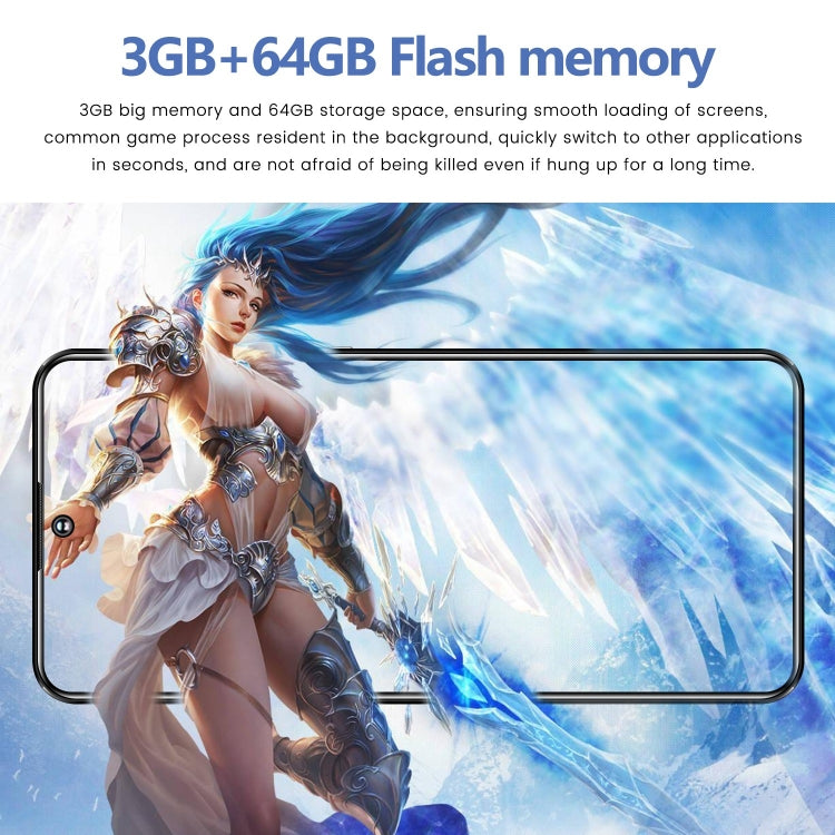 S23 Ultra / U19, 3GB+64GB, 6.53 inch Screen, Face ID & Side Fingerprint Identification, Android 9.1 MTK6753 Octa Core, Network: 4G, Dual SIM(Black)
