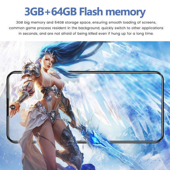 S23 Ultra / U19, 3GB+64GB, 6.53 inch Screen, Face ID & Side Fingerprint Identification, Android 9.1 MTK6753 Octa Core, Network: 4G, Dual SIM(Black)