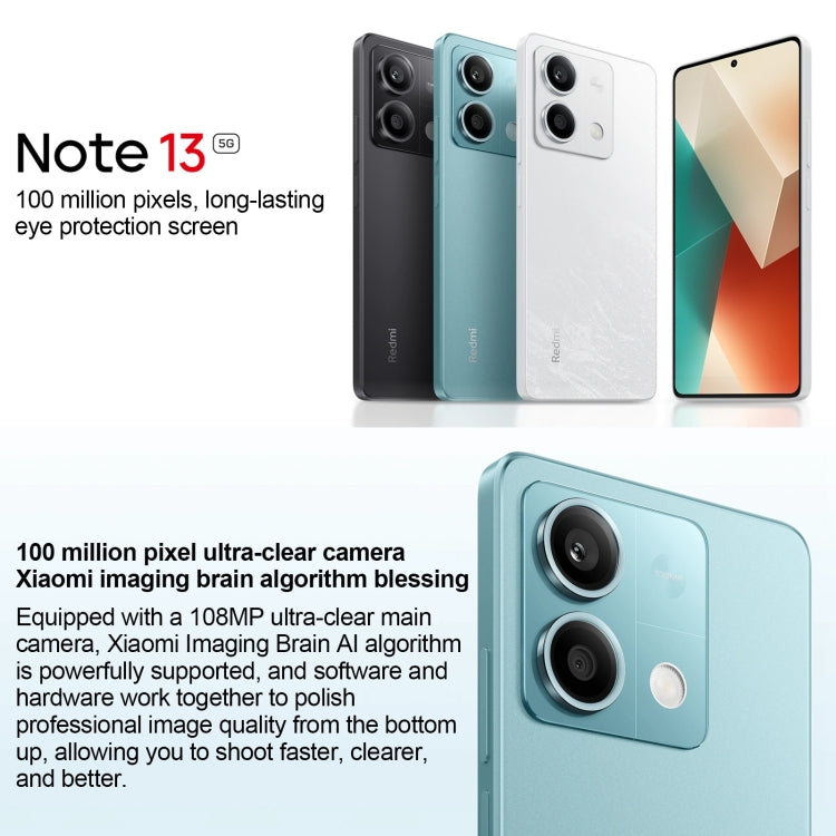 Xiaomi Redmi Note 13 5G, 8GB+128GB,  6.67 inch MIUI 14 Mediatek Dimensity 6080 Octa Core up to 2.4GHz, Network: 5G(Blue)