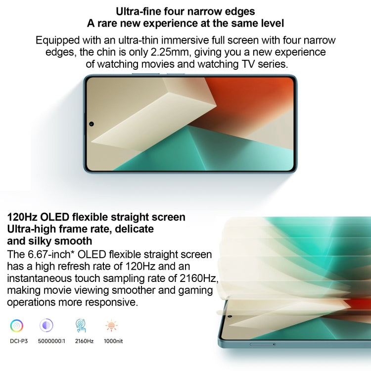 Xiaomi Redmi Note 13 5G, 6GB+128GB,  6.67 inch MIUI 14 Mediatek Dimensity 6080 Octa Core up to 2.4GHz, Network: 5G(White)