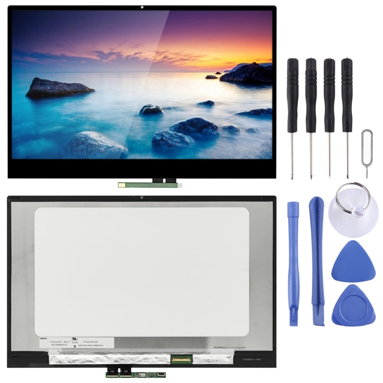 For Lenovo ideaPad C340-14IWL FHD LCD Screen Digitizer Full Assembly with Frame
