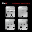 Kaisi LCD Screen IC BGA Reballing Stencil for iPhone 11 to 14 Pro Max - free shipping - PMC TechLife - Order now!
