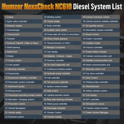 HUMZOR NexzCheck NC610 Car / Truck Code Reader OBD2 Diagnostic Scan Tool(Black)