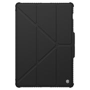 For Samsung Galaxy Tab S9 Ultra NILLKIN Bumper Pro Multi-angle Folding Style Tablet Leather Case(Black)