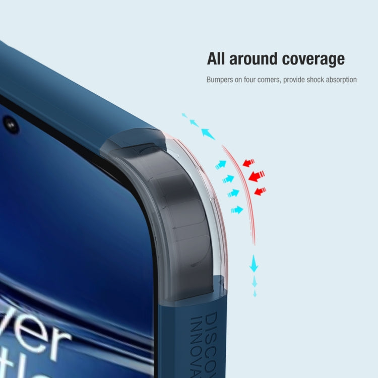For OnePlus Ace 2 Pro NILLKIN Frosted Shield Pro PC + TPU Phone Case(Blue)