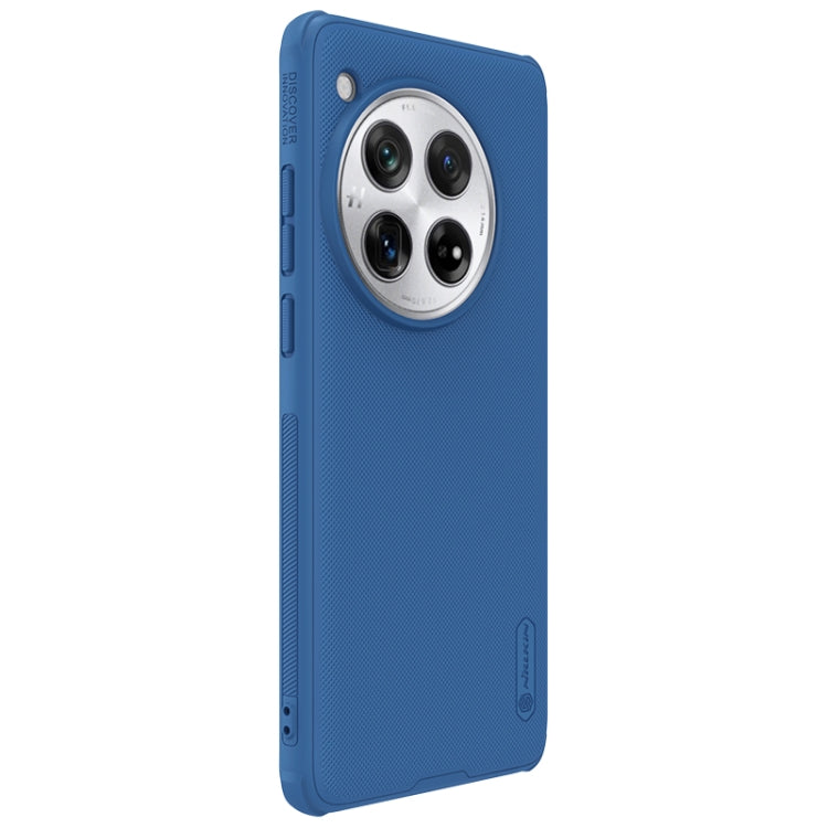 For OnePlus 12 NILLKIN Frosted Shield Pro PC + TPU Phone Case(Blue)