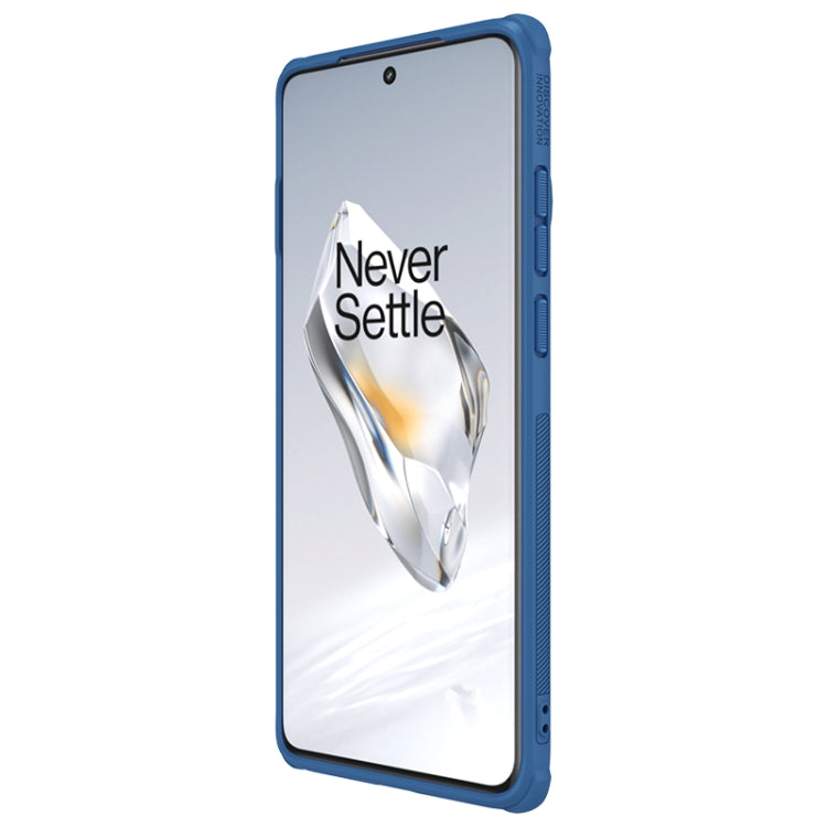 For OnePlus 12 NILLKIN Frosted Shield Pro PC + TPU Phone Case(Blue)