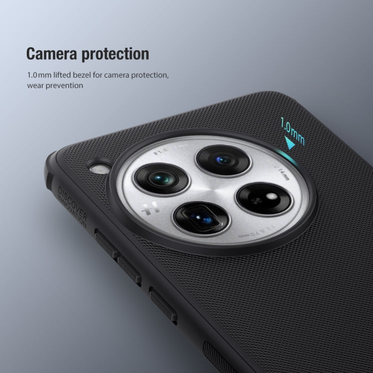 For OnePlus 12 NILLKIN Frosted Shield Pro PC + TPU Phone Case(Blue)