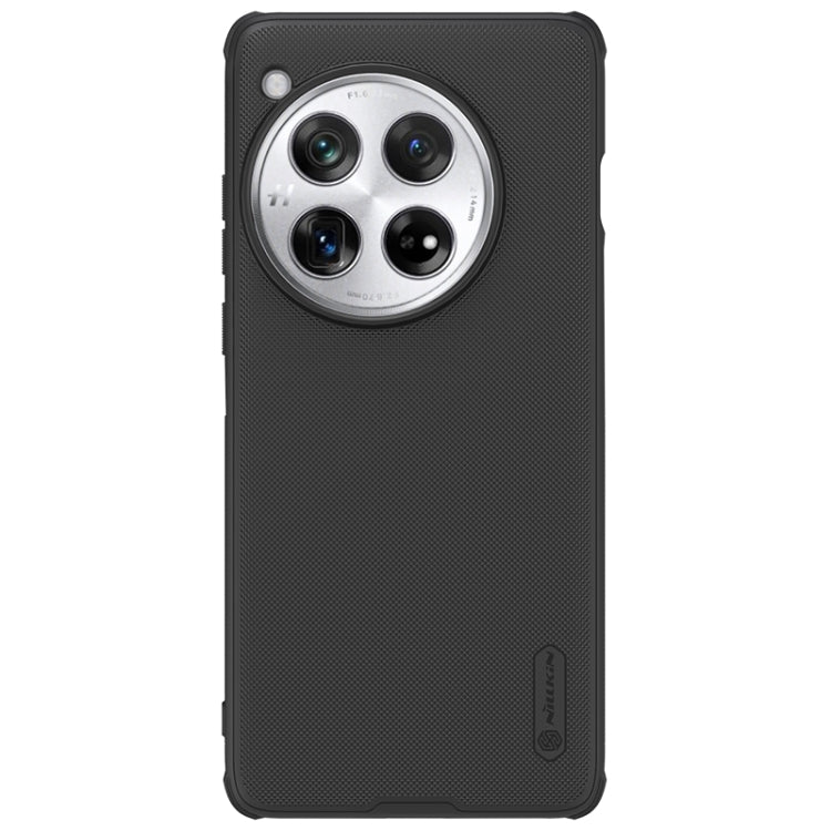 For OnePlus 12 NILLKIN Frosted Shield Pro PC + TPU Phone Case(Black)