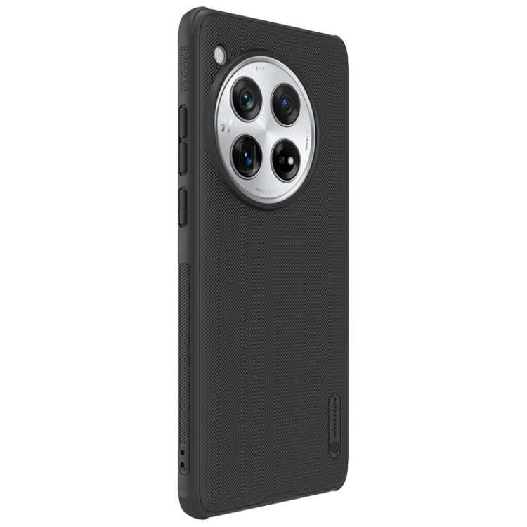 For OnePlus 12 NILLKIN Frosted Shield Pro PC + TPU Phone Case(Black)