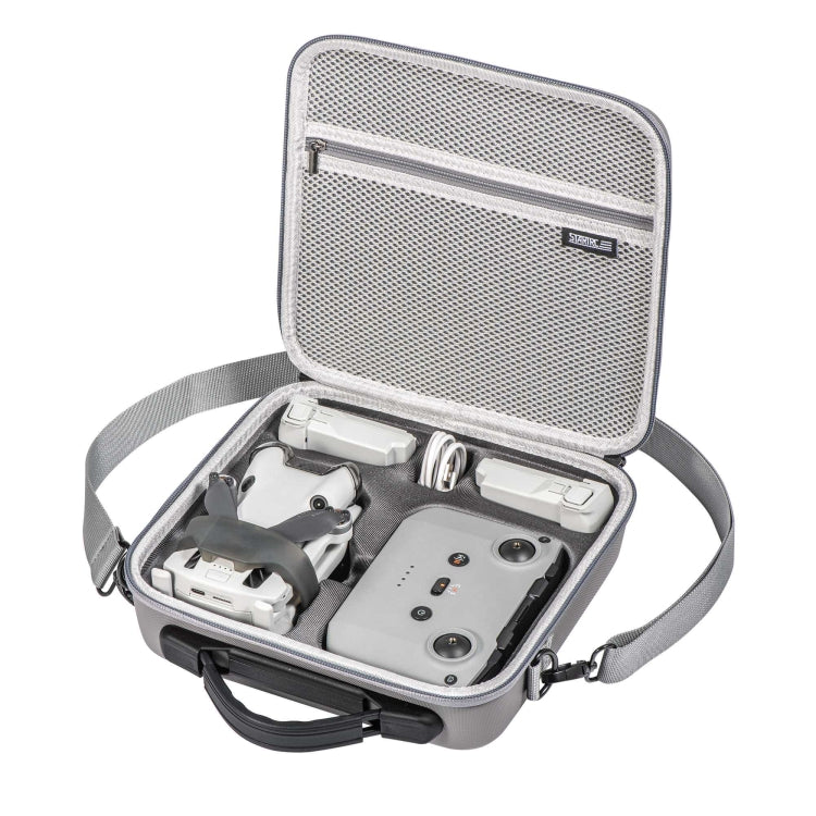 For DJI Mini 4 Pro / N2 STARTRC Shoulder Storage Bag PU Handbag(Grey)