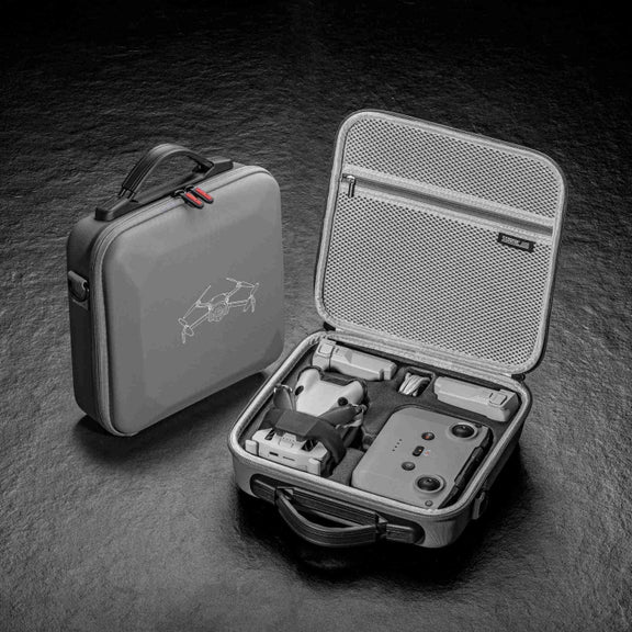 For DJI Mini 4 Pro / N2 STARTRC Shoulder Storage Bag PU Handbag(Grey)