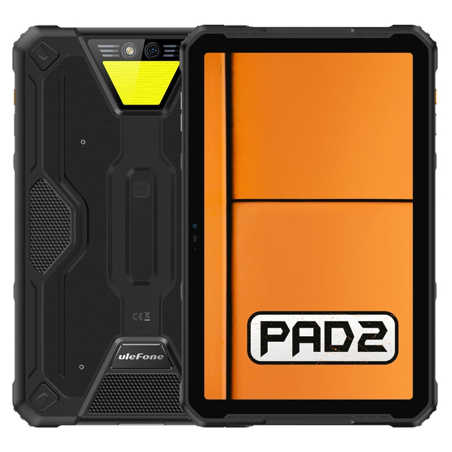 Ulefone Armor Pad 2 Rugged Tablet PC, 16GB+256GB 11 inch Android 13 MediaTek Helio G99 Octa Core 4G Network EU Plug(Black)