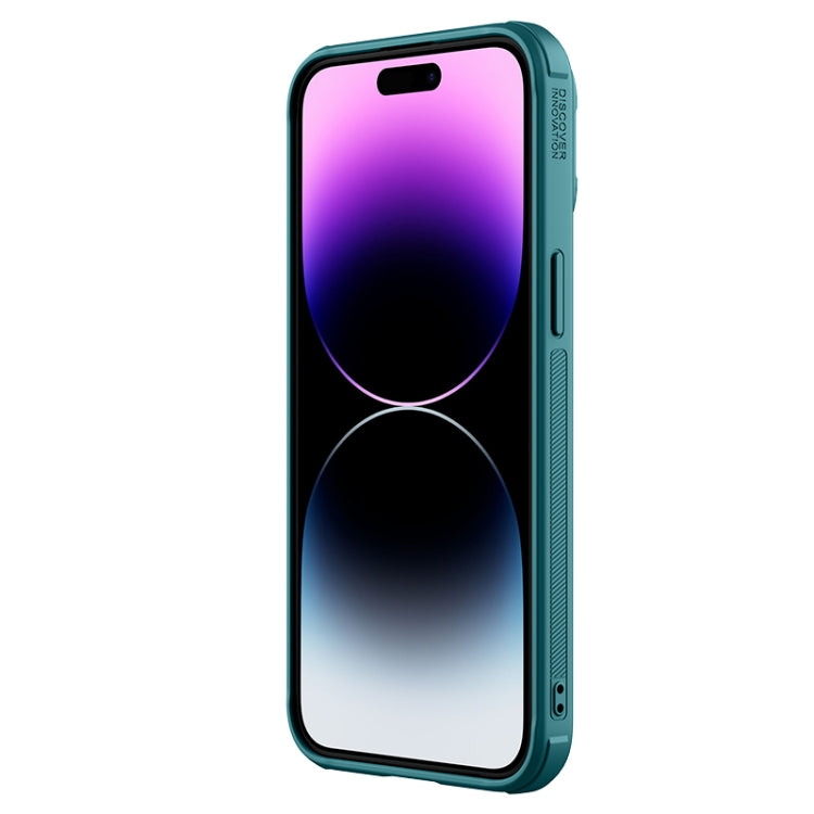 For iPhone 15 Pro Max NILLKIN CamShield Prop Series PC + TPU Phone Case(Green)