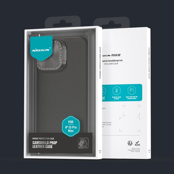 For iPhone 15 Pro Max NILLKIN CamShield Prop Series PC + TPU Phone Case(Green)