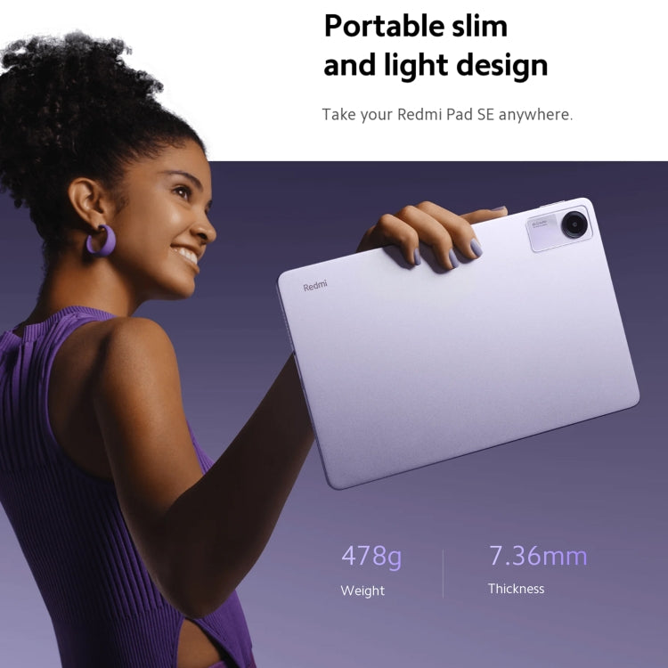 Xiaomi Redmi Pad SE 11 inch, 8GB+128GB, MIUI Pad 14 OS Qualcomm Snapdragon 680 Octa Core, Not Support Google Play(Green)