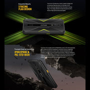Ulefone Armor X12, 3GB+32GB, Rugged Phone, Face Unlock, 5.45 inch Android 13 Go MediaTek Helio A22 Quad Core, Network: 4G, NFC(Less Green)