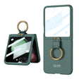 For Samsung Galaxy Z Flip5 GKK Integrated Ultra-thin PC Ring Holder Phone Case(Dark Green) - Galaxy Z Flip5 Cases by GKK | Online Shopping South Africa | PMC TechLife | Buy Now Pay Later Mobicred
