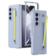 For Samsung Galaxy Z Fold5 5G GKK Integrated Ultra-thin PC Phone Case with Pen Slots, No Include Pen(Blue) - Galaxy Z Fold5 Cases by GKK | Online Shopping South Africa | PMC TechLife | Buy Now Pay Later Mobicred