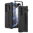 For Samsung Galaxy Z Fold5 5G GKK Integrated Fold Hinge Phone Case with Pen Slots, No Include Pen(Black) - Galaxy Z Fold5 Cases by GKK | Online Shopping South Africa | PMC TechLife | Buy Now Pay Later Mobicred