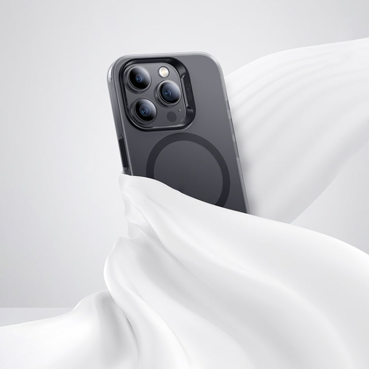 For iPhone 15 Benks Light Sand Series MagSafe Magnetic Shockproof Phone Case(Black)