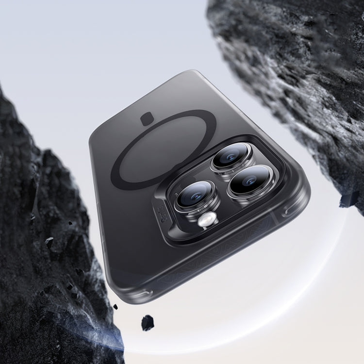 For iPhone 15 Benks Light Sand Series MagSafe Magnetic Shockproof Phone Case(Black)