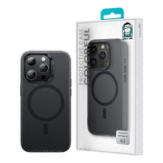 For iPhone 15 Benks Light Sand Series MagSafe Magnetic Shockproof Phone Case(Black)