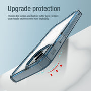 For iPhone 15 Plus NILLKIN Ultra Clear Magsafe PC + TPU Phone Case(Blue)