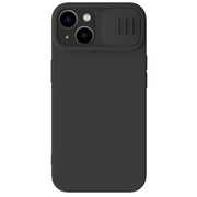 For iPhone 15 Plus NILLKIN CamShield MagSafe Liquid Silicone Phone Case(Black)
