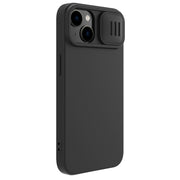 For iPhone 15 Plus NILLKIN CamShield Liquid Silicone Phone Case(Black)