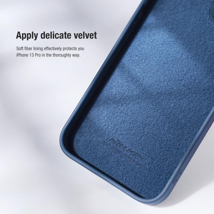 For iPhone 15 Plus NILLKIN CamShield Liquid Silicone Phone Case(Black)