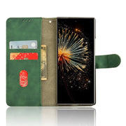 For Xiaomi Mix Fold 3 Skin Feel Magnetic Flip Leather Phone Case(Green)