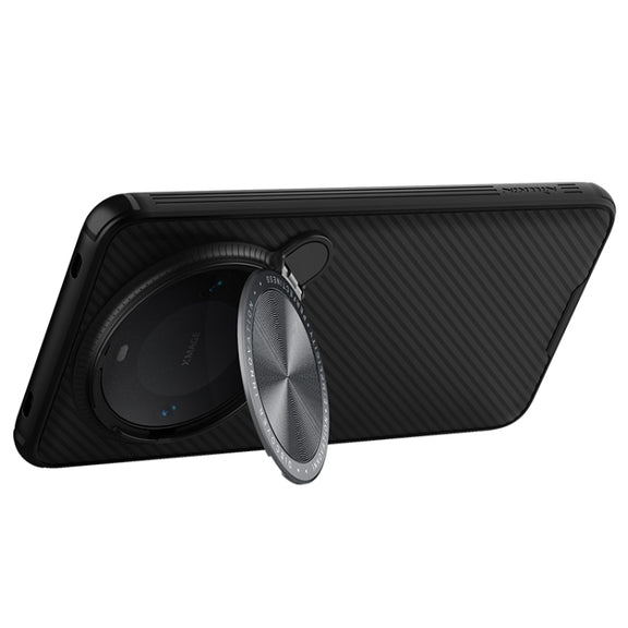 For Huawei Mate 60 Pro/60 Pro+ NILLKIN Black Mirror Prop CD Texture Mirror MagSafe Magnetic Phone Case(Black)
