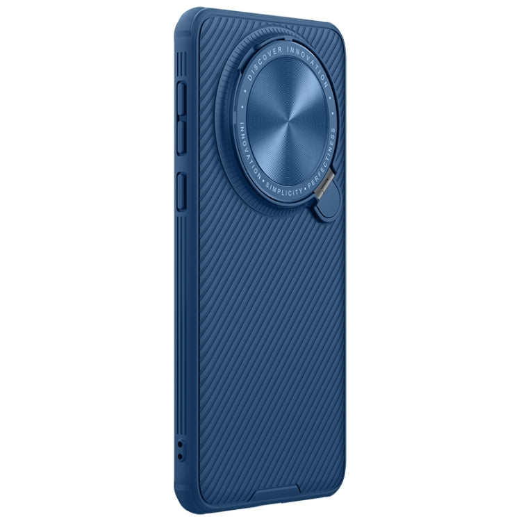For Huawei Mate 60 Pro/60 Pro+ NILLKIN Black Mirror Prop CD Texture Mirror MagSafe Magnetic Phone Case(Blue)