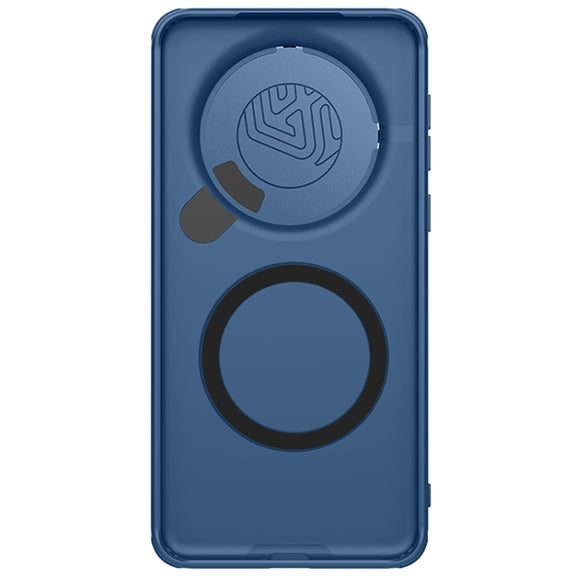 For Huawei Mate 60 Pro/60 Pro+ NILLKIN Black Mirror Prop CD Texture Mirror MagSafe Magnetic Phone Case(Blue)